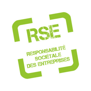 Tampon avec texte RSE RSE
